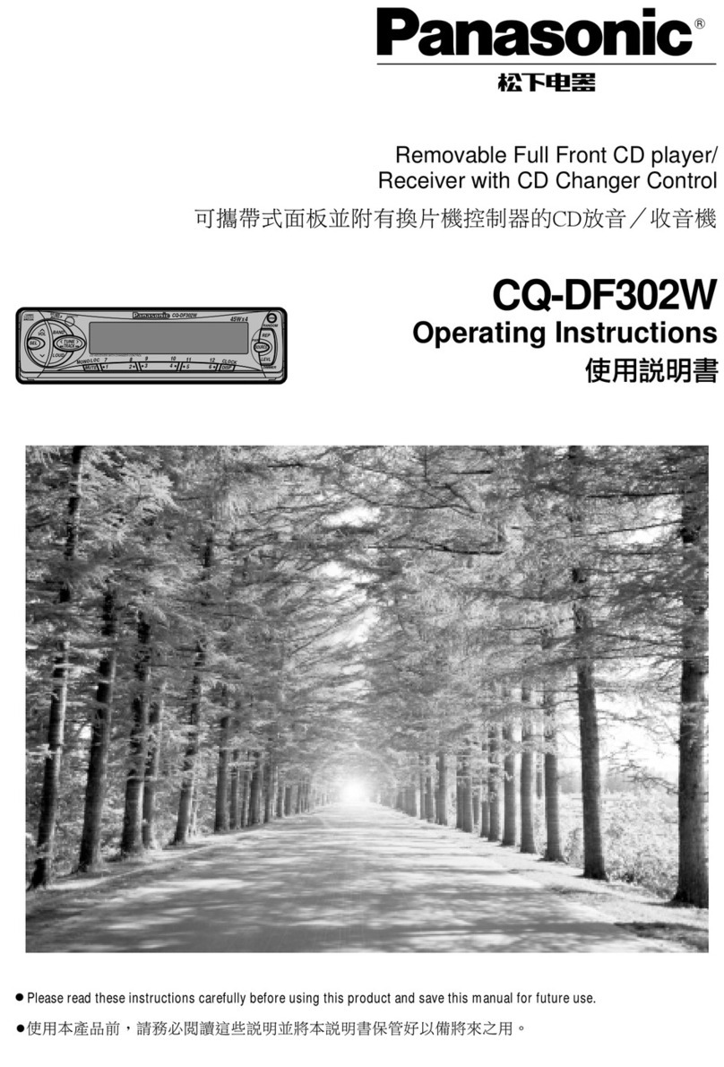 Panasonic CQ-DF302W User manual Panasonic CQ-DF302W User manual