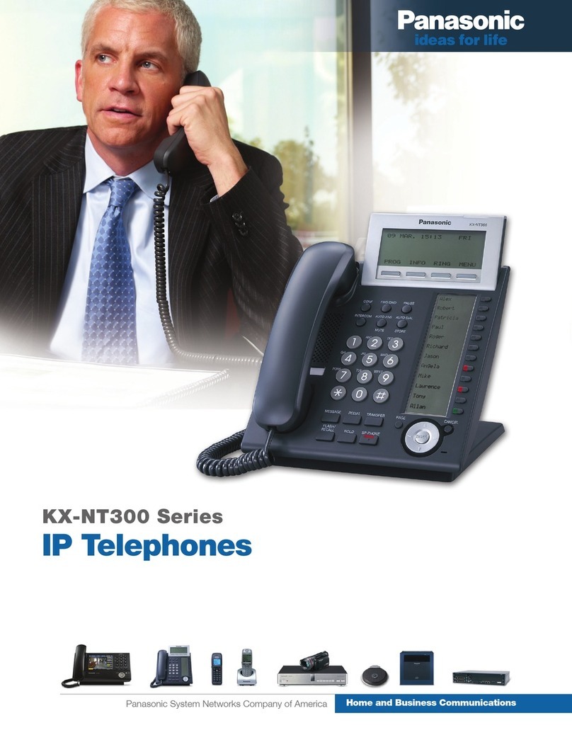 Panasonic KX-NT343 User manual Panasonic KX-NT343 User manual