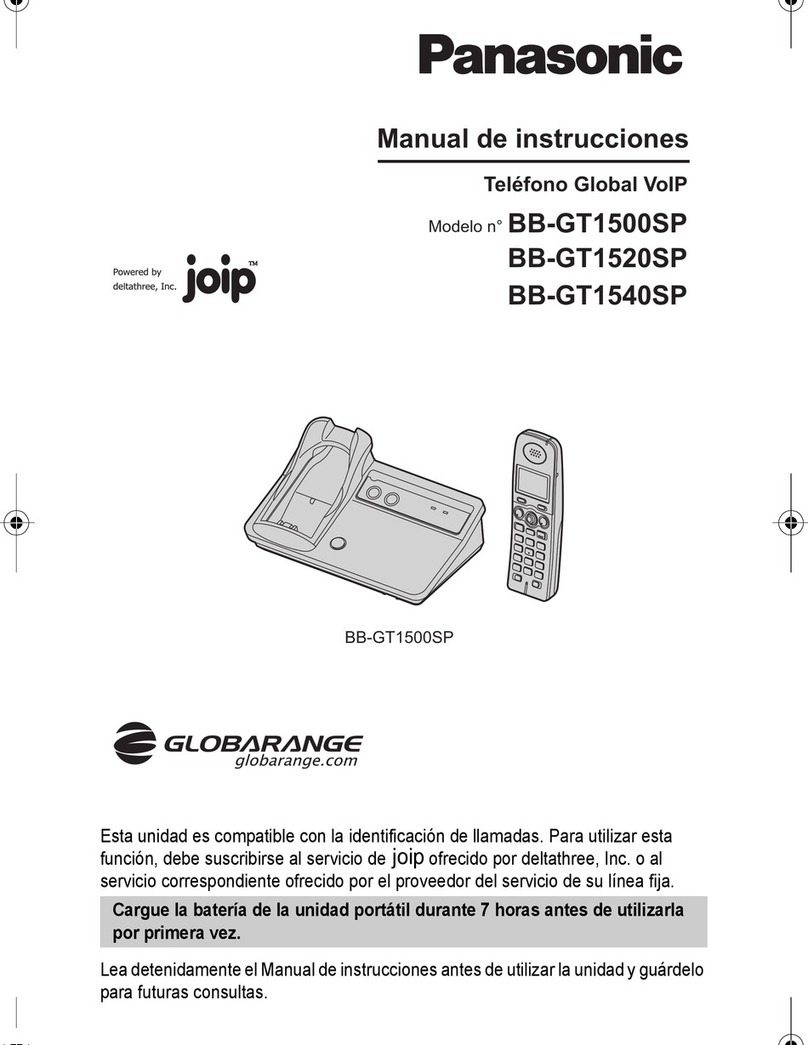 Panasonic JOIP BB-GT1540SP Setup guide Panasonic JOIP BB-GT1540SP Setup guide