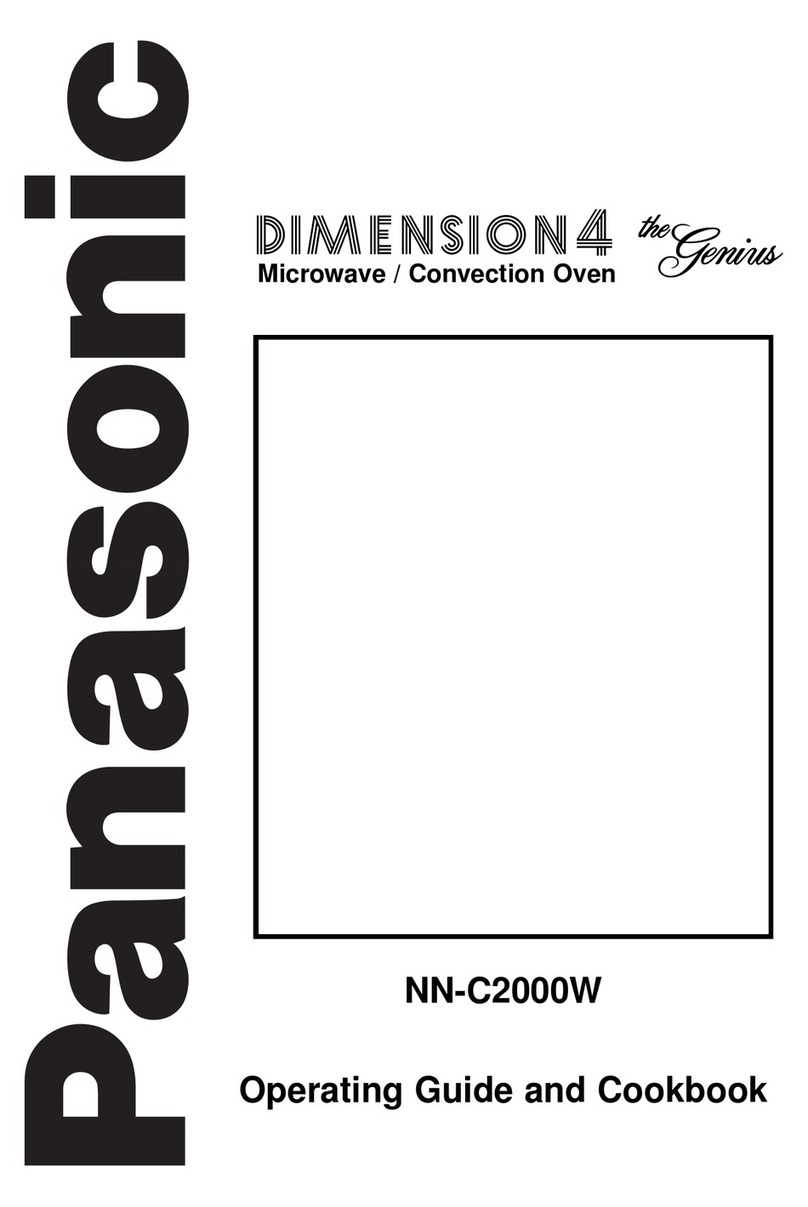 Panasonic NN-C2000W Operation guide and cookbook