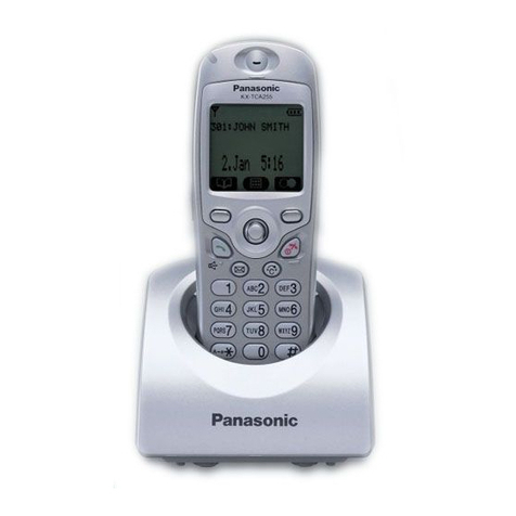 Panasonic KX-TCA255 operating instructions