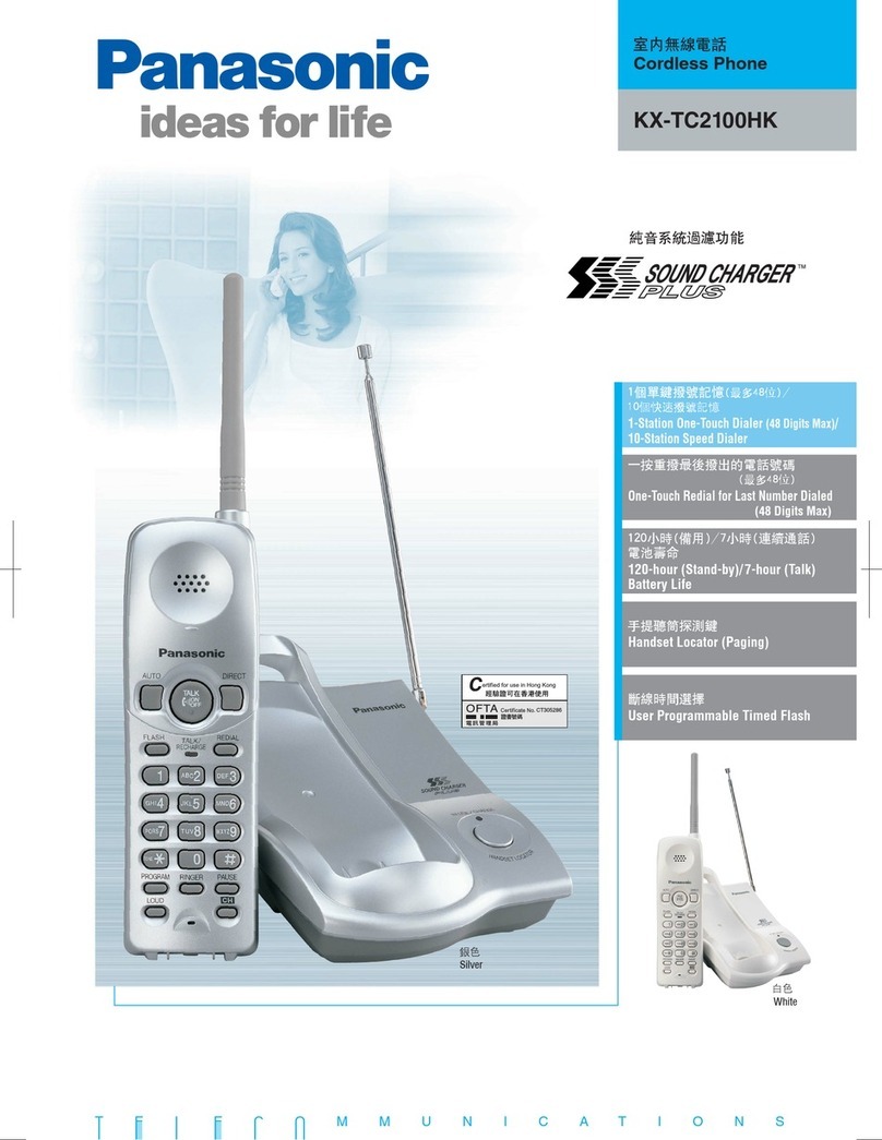 Panasonic KX-TC2100HK Specifications