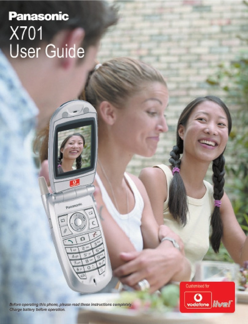 Panasonic X701 user guide