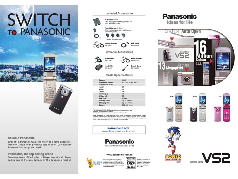 Panasonic VS2 Brochure & specs