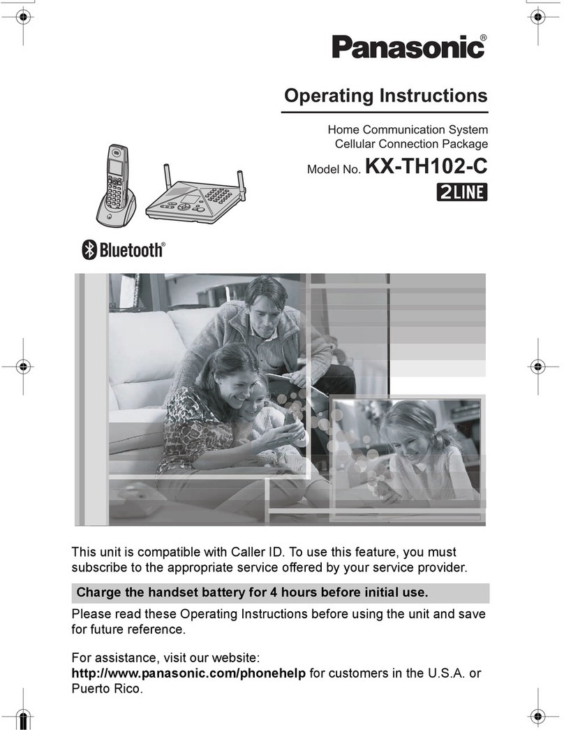 Panasonic KX-TH102-C operating instructions