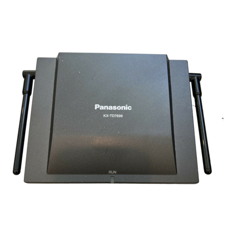Panasonic HYBRID IP-PBX KX-TDA100 User manual