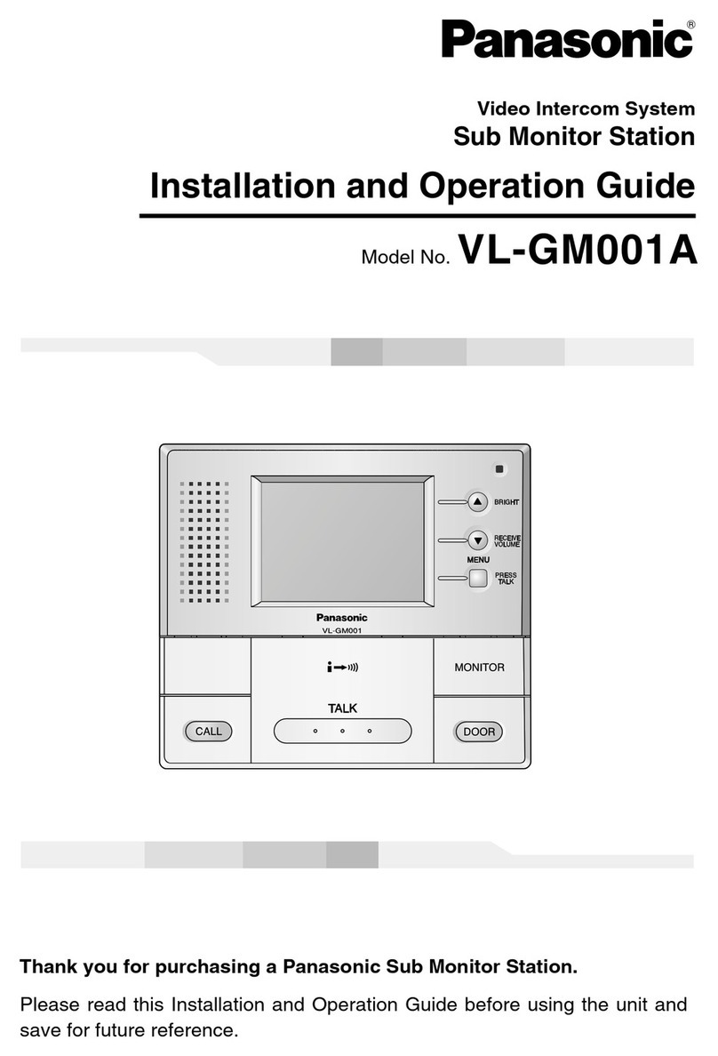 Panasonic VL-GM001 Operating instructions