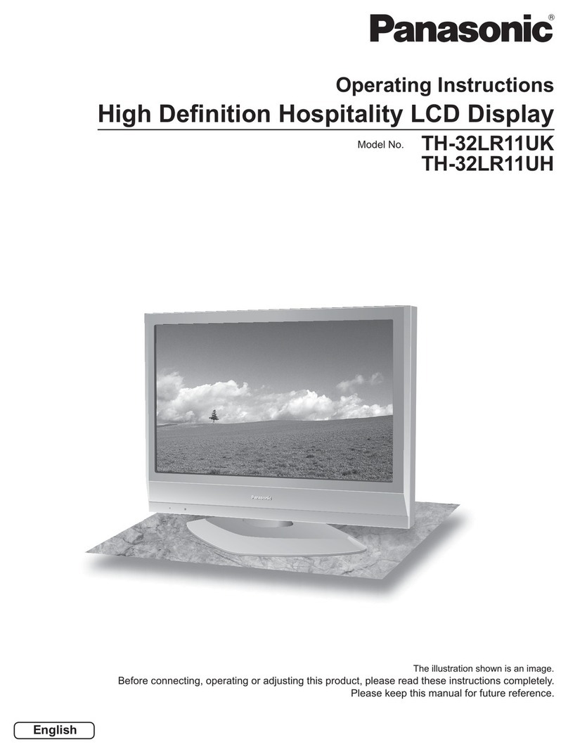 Panasonic TH32LR11UK - 32" LCD TV User manual