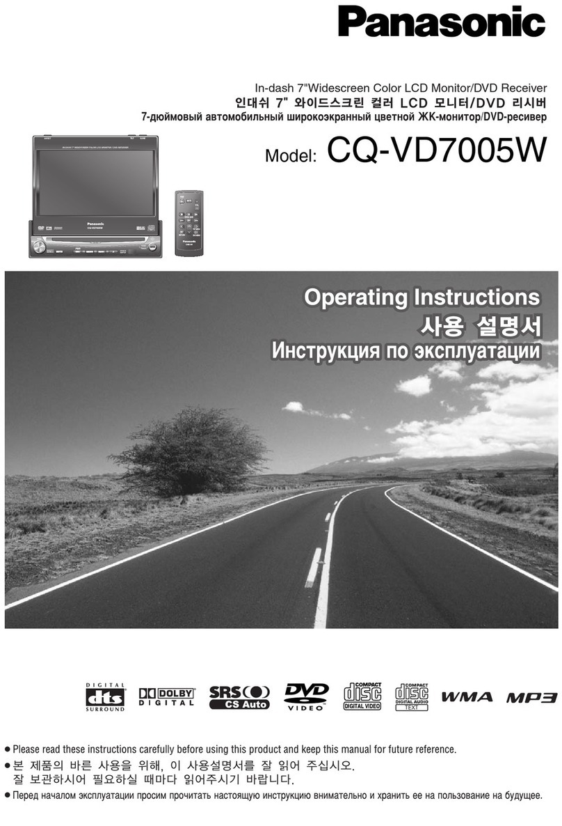 Panasonic CQ-VA7005W User manual