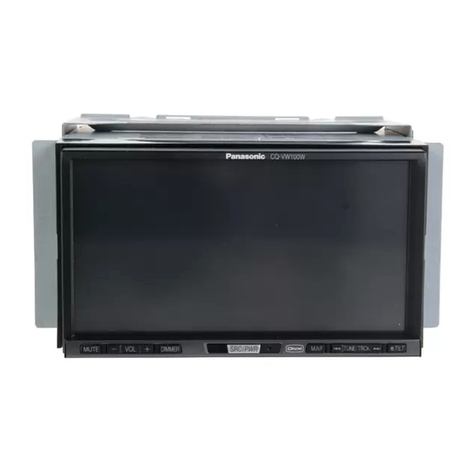 Panasonic CQ-VW100W User manual