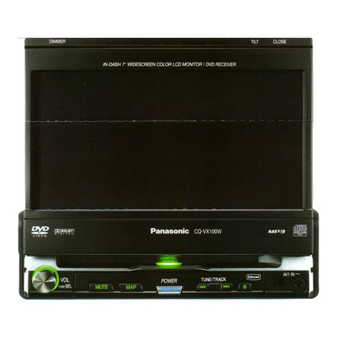 Panasonic CQ-VX100W operating instructions Panasonic CQ-VX100W operating instructions