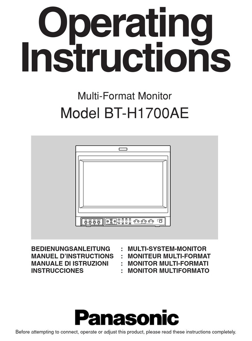 Panasonic BT-H1700AE User manual Panasonic BT-H1700AE User manual