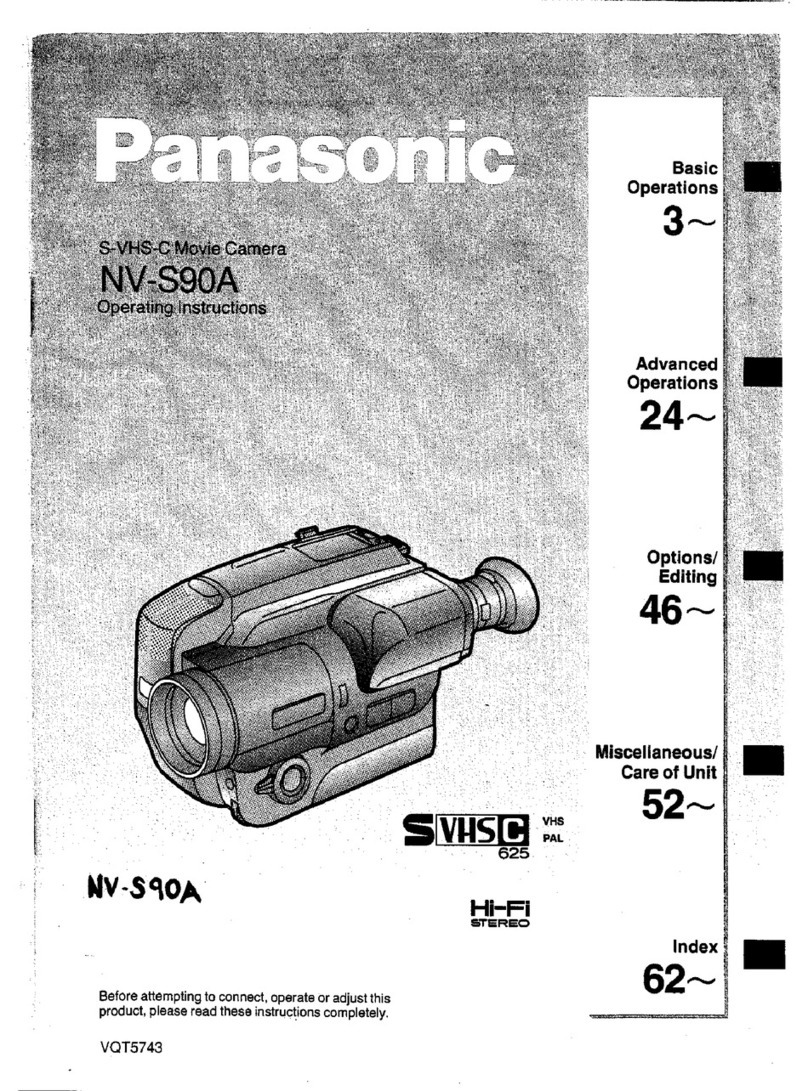 Panasonic NV-S90A User manual