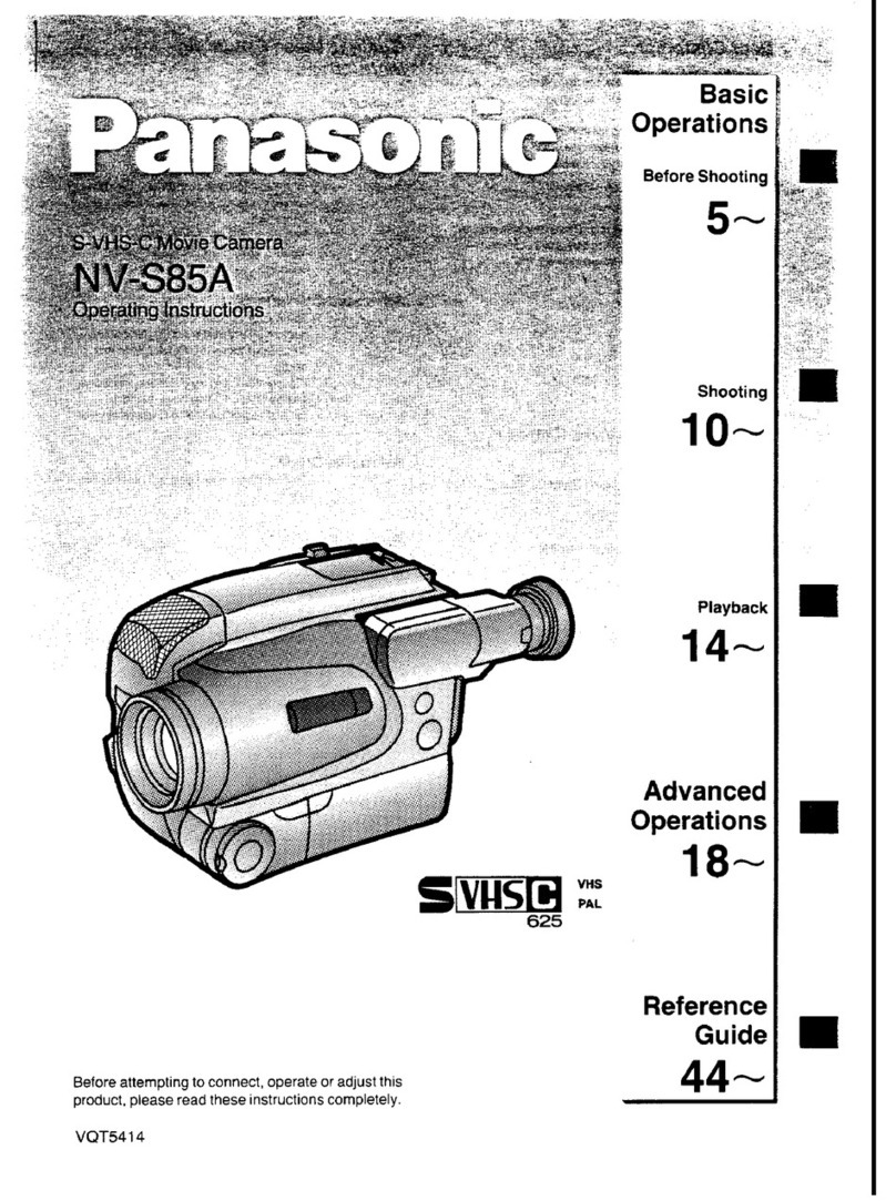 Panasonic NV-S85A User manual