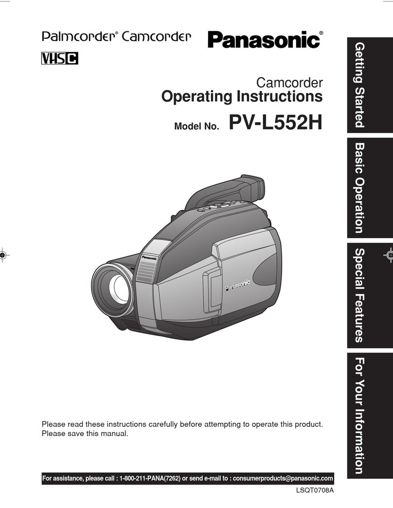 Panasonic PV-L552H User manual