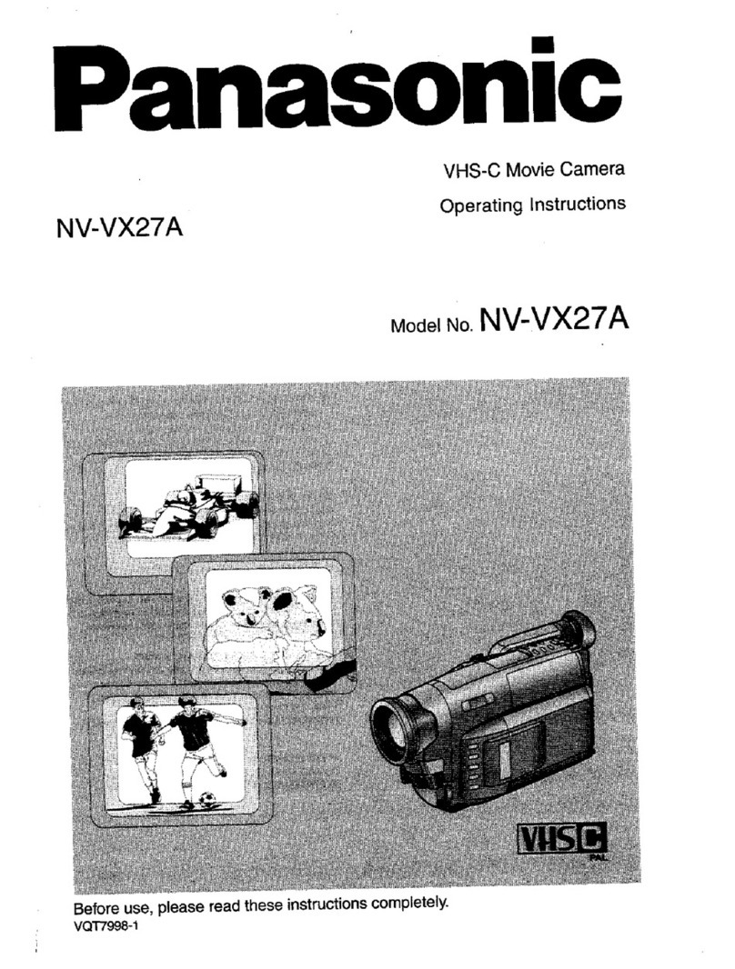 Panasonic NV VX 27 User manual