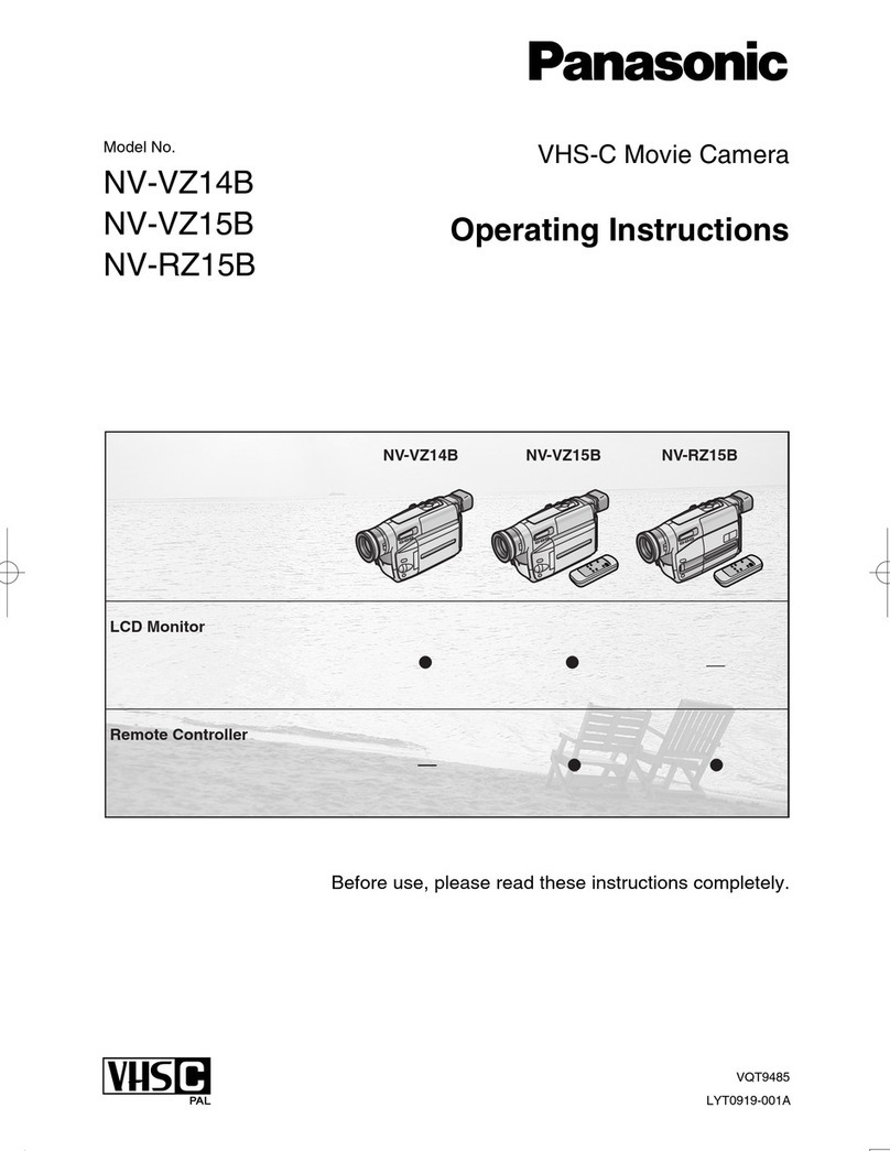 Panasonic NV RZ 15 B User manual