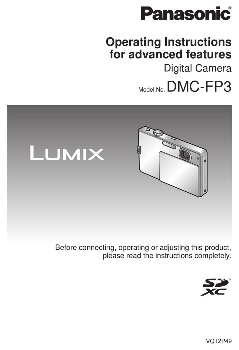 Panasonic Lumix DMC-FP3 User manual Panasonic Lumix DMC-FP3 User manual