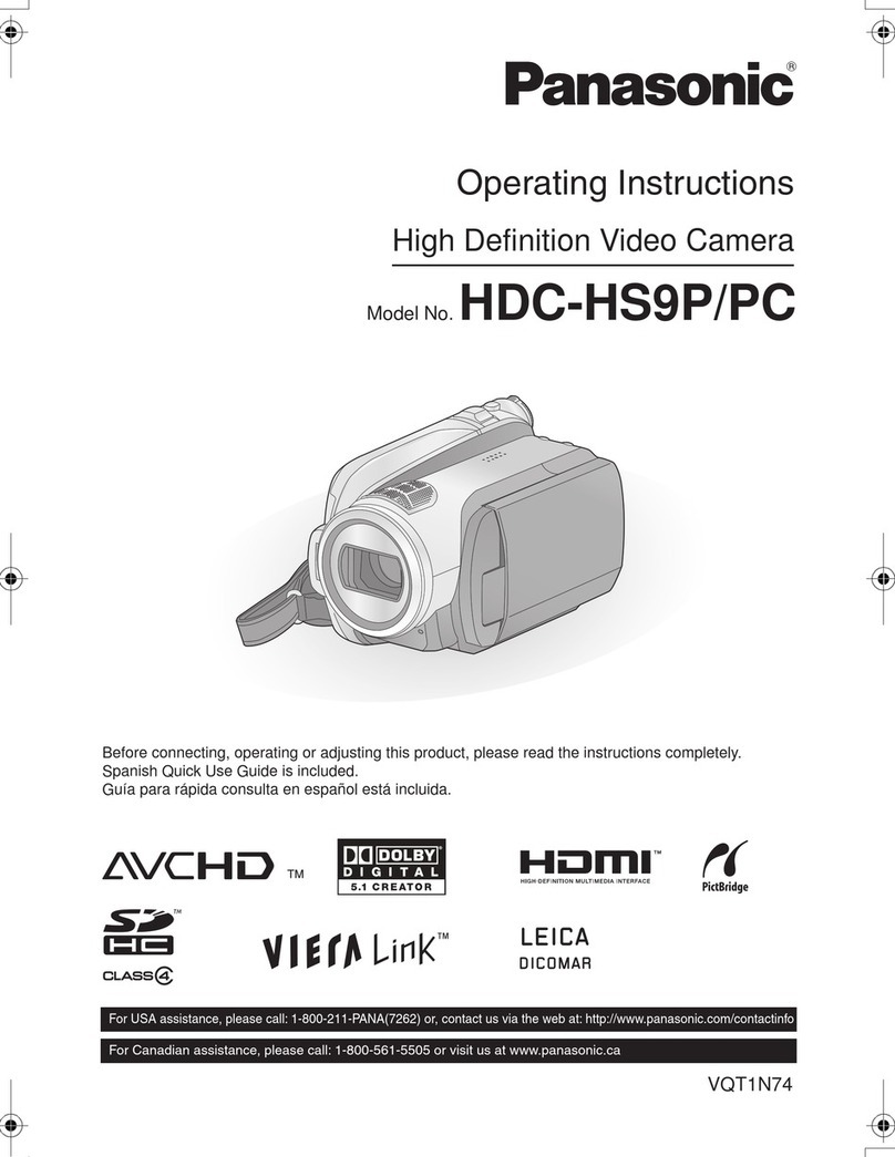 Panasonic HDC-HS9P User manual
