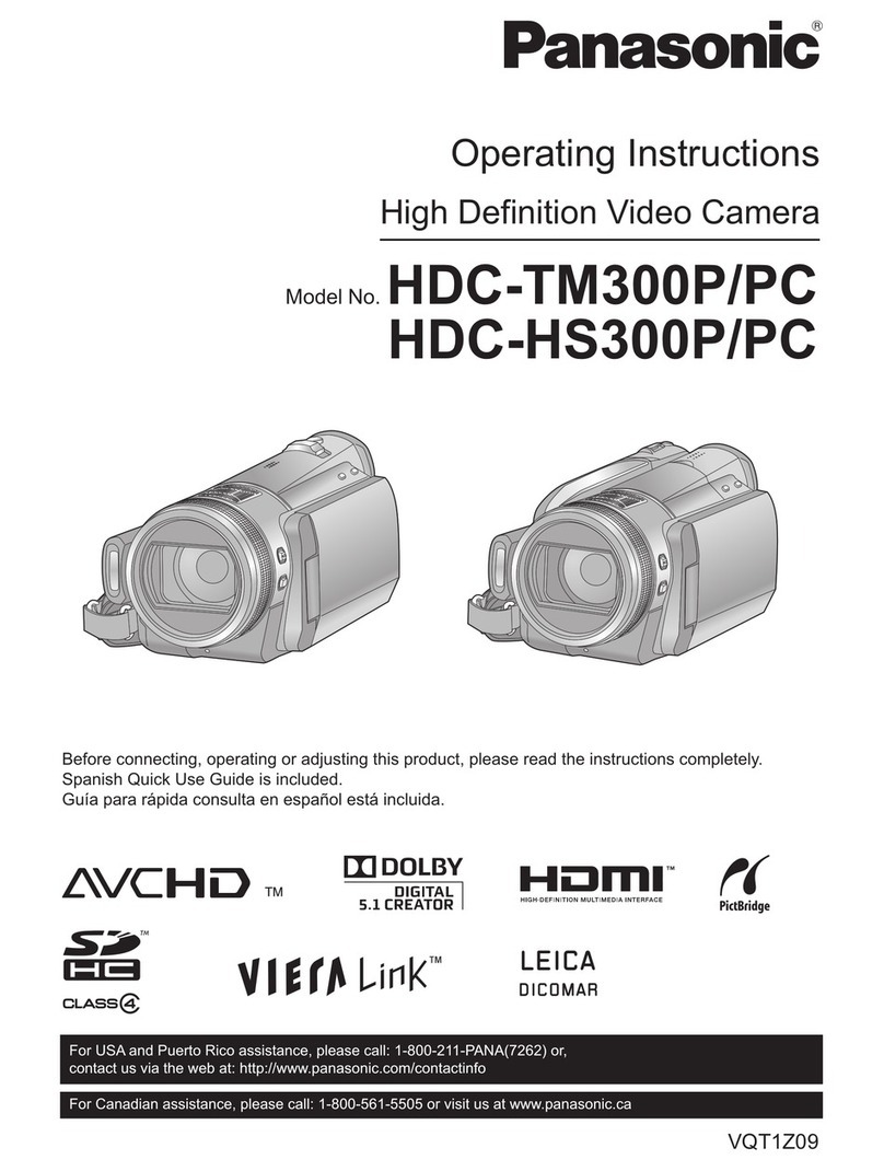 Panasonic HDC-HS300P/PC operating instructions