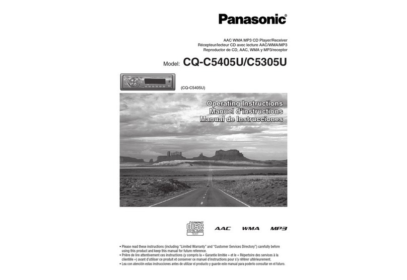 Panasonic CQ-C5305U User manual