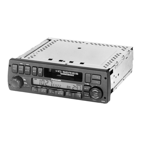 Panasonic CQ4300U - AUTO RADIO/CD TRUCK operating instructions