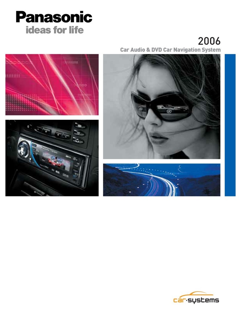 Panasonic Car Audio & DVD Car Navigation System Brochure & specs