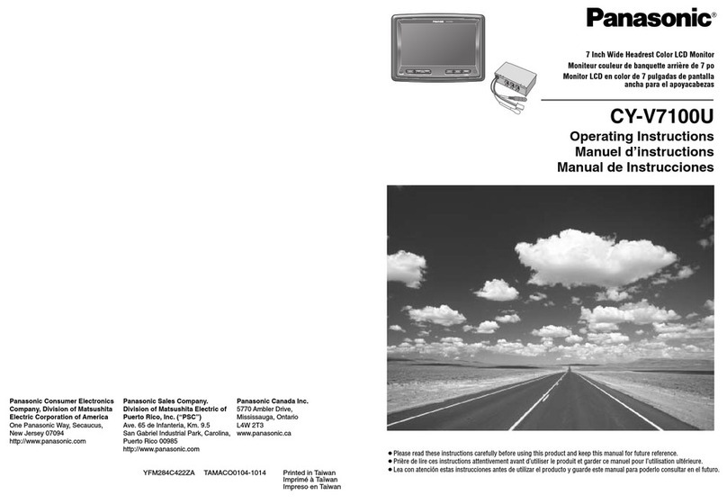 Panasonic CY-V7100U User manual