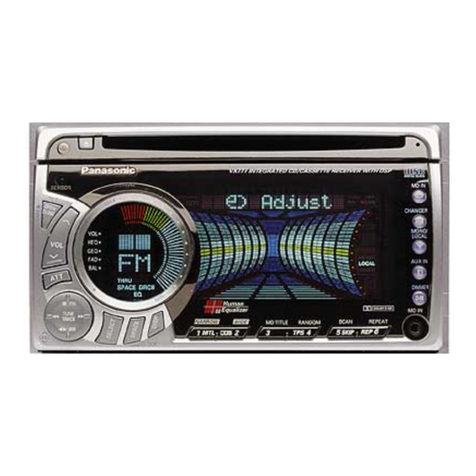 Panasonic CQ-VX777EW User manual