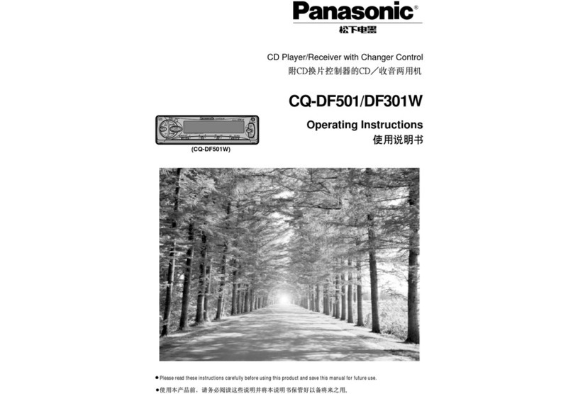 Panasonic CQ-DF301W operating instructions