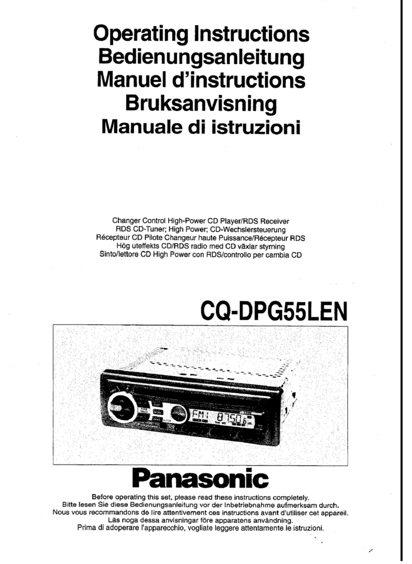 Panasonic cq-dpg55len User manual