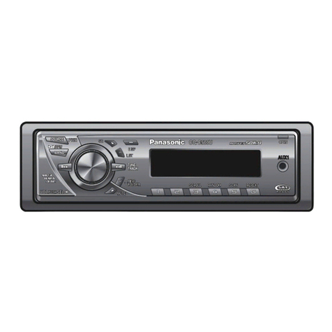 Panasonic CQC500U - CD Receiver With Changer Control User manual