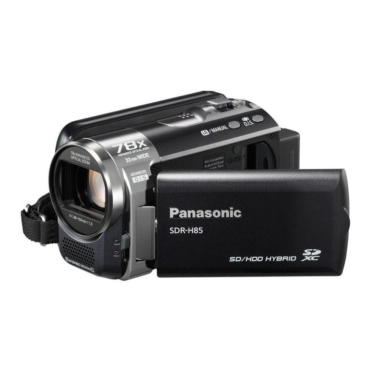 Panasonic SDR-H85P/PC User manual