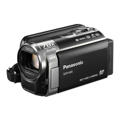 Panasonic SDRH85 - HDD SD CAMCORDER User manual