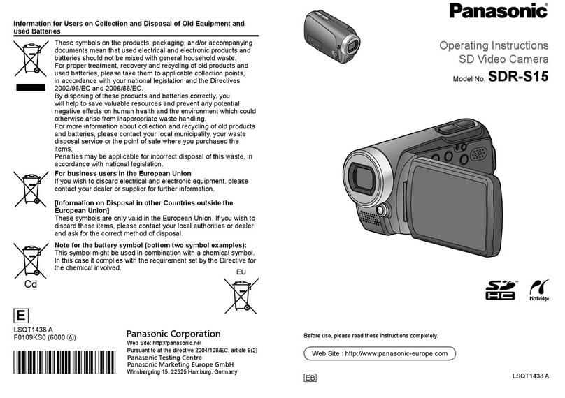 Panasonic SDR-S15 User manual