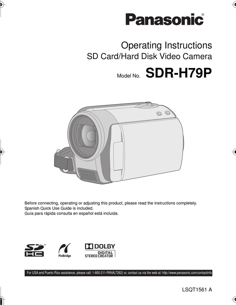 Panasonic SDR-H79P User manual Panasonic SDR-H79P User manual