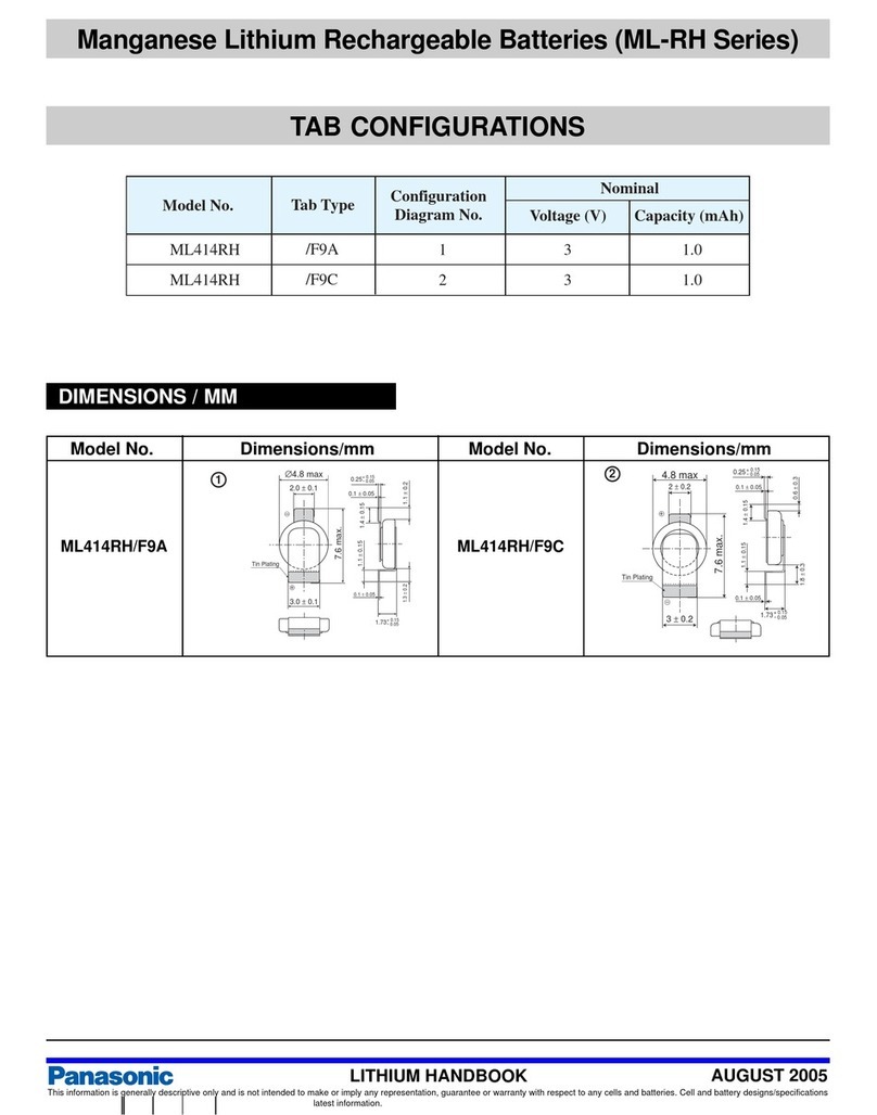 Panasonic ML414RH/F9A User manual
