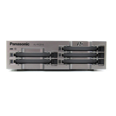 Panasonic AJ-PCD10P Mechanical Parts List