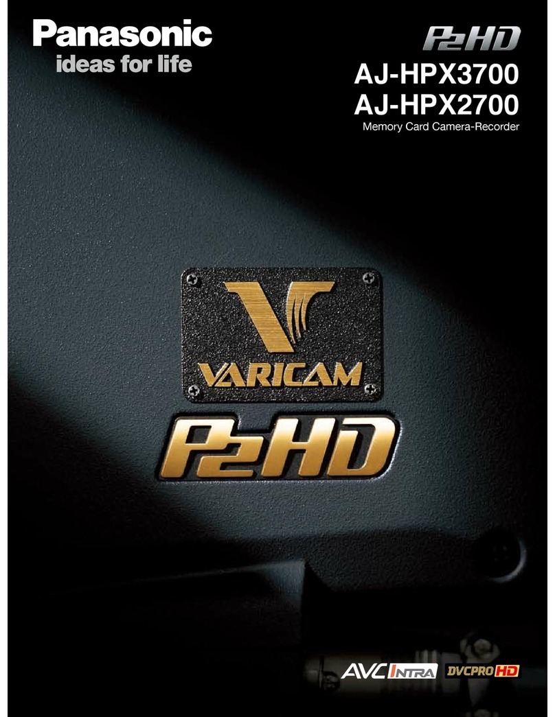 Panasonic AJ-HPX2700 Varicam User manual