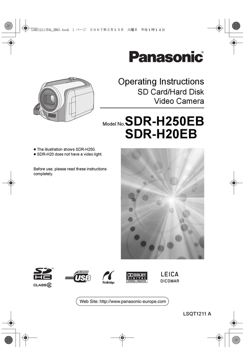 Panasonic SDR-H250EB User manual