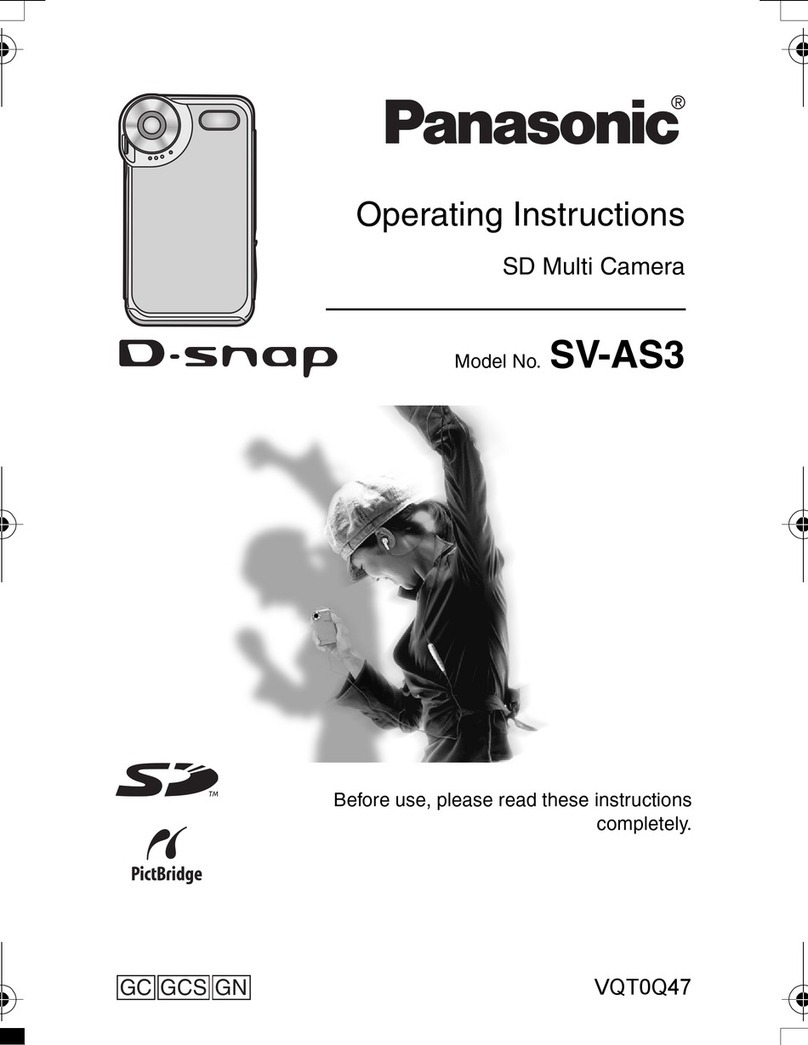 Panasonic D-Snap SV-AS3 User manual