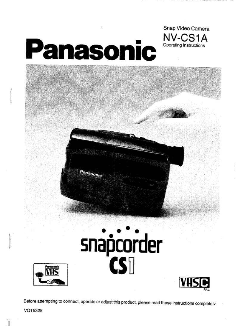 Panasonic Snapcorder NV-CS1A operating instructions