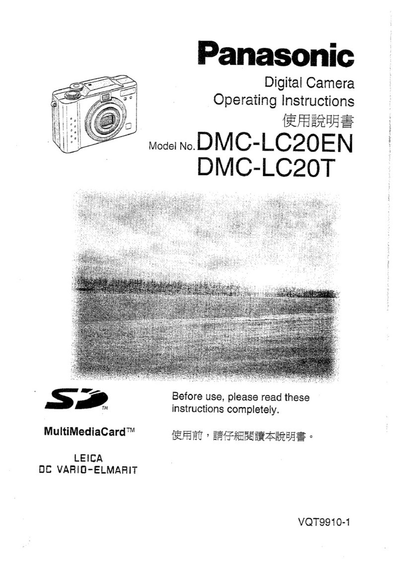 Panasonic Lumix DMC-LC20EN User manual Panasonic Lumix DMC-LC20EN User manual