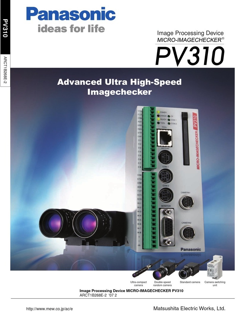 Panasonic Micro-Imagechecker PV310 Brochure & specs