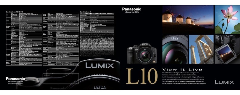 Panasonic Lumix DMC-L1 User manual
