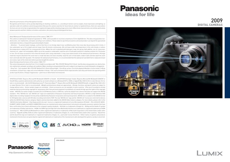 Panasonic Lumix DMC-FS62 User manual