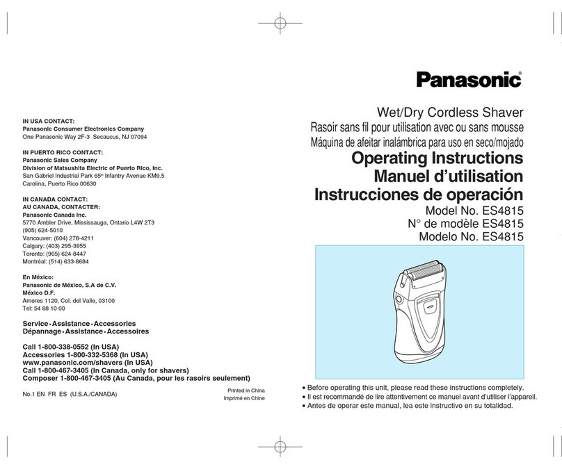 Panasonic ES4815 User manual