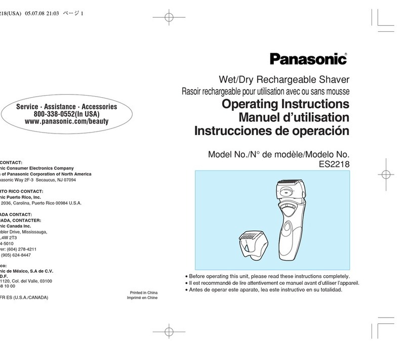 Panasonic ES2218 User manual