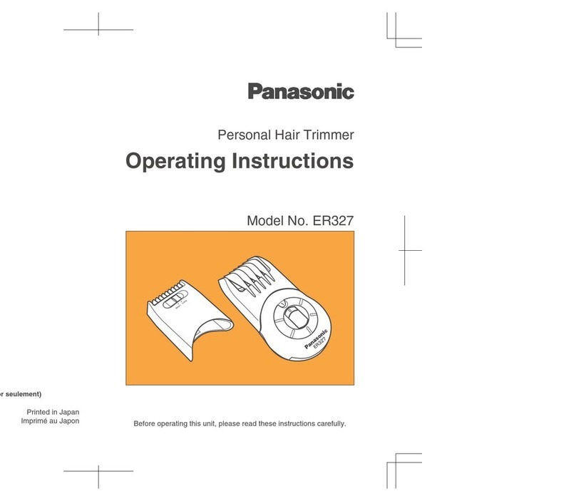 Panasonic ER327 User manual