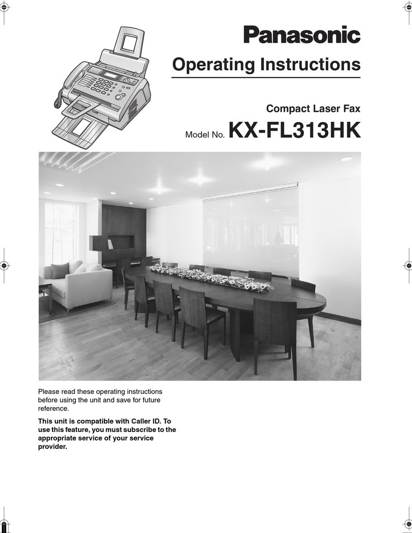 Panasonic KX-FL313HK User manual